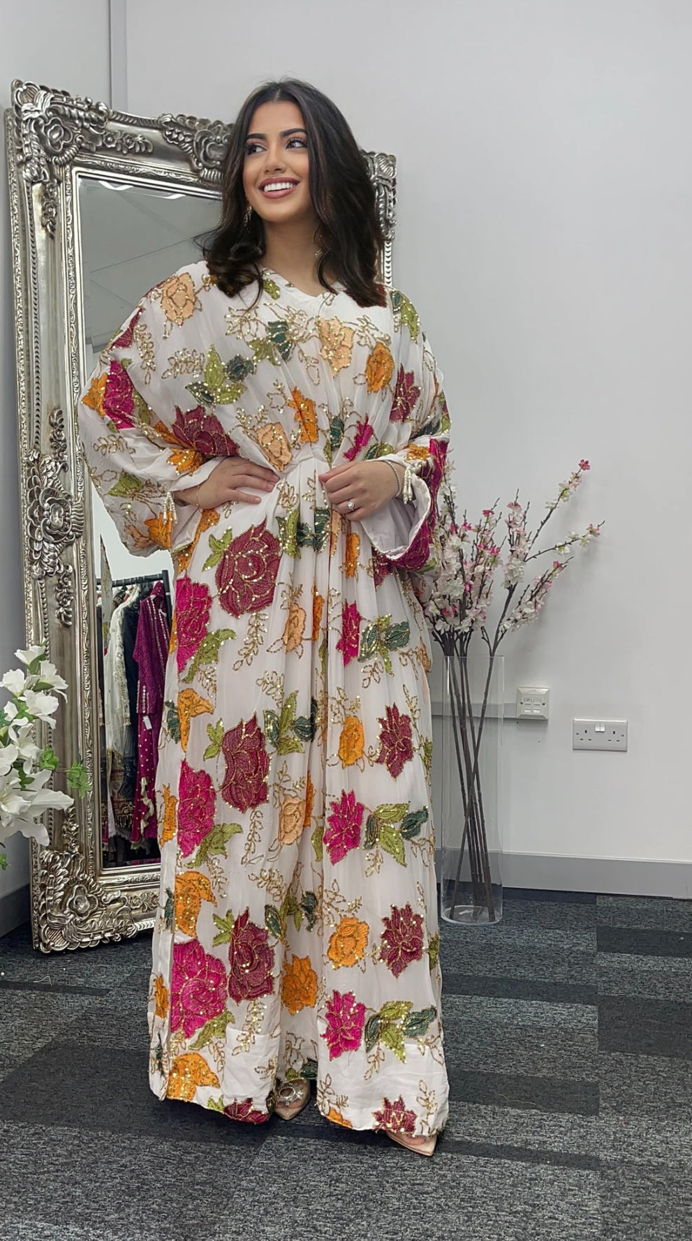 LUXE ROSE KAFTAN