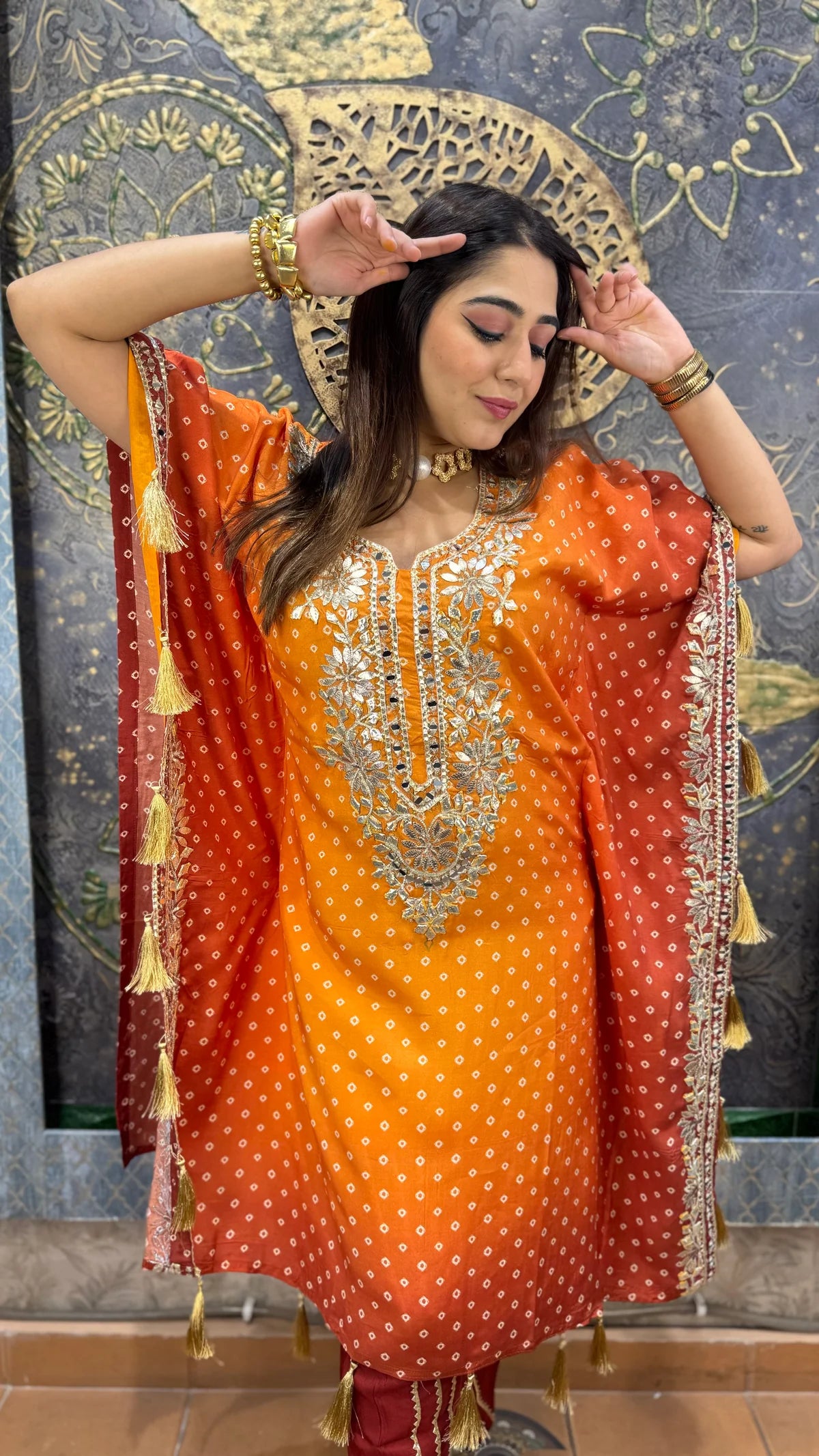 THE GENDA PHOOL KAFTAN