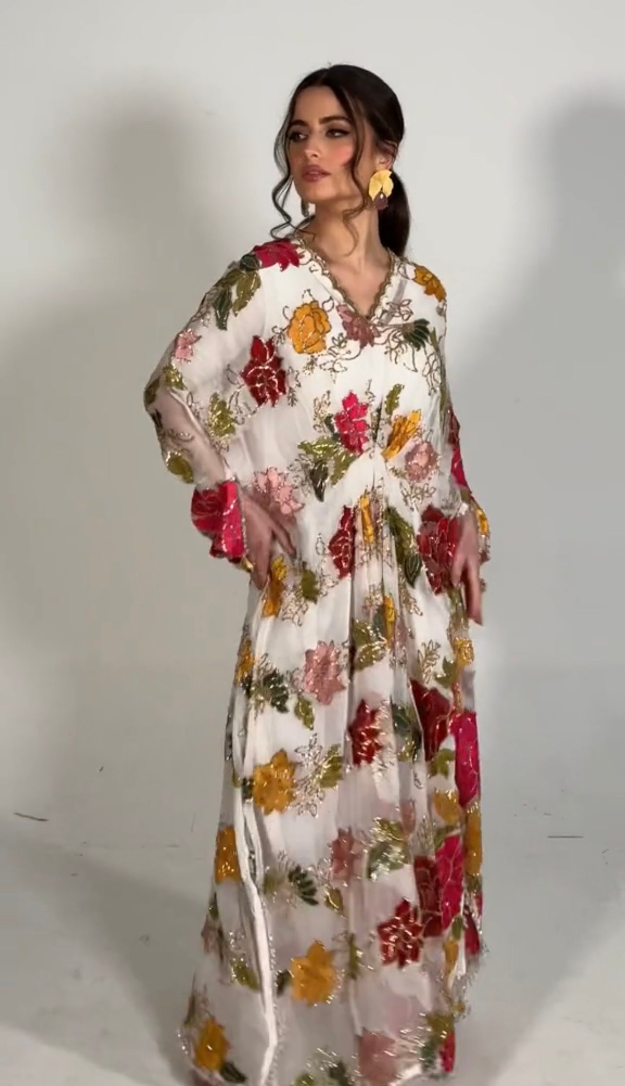 LUXE ROSE KAFTAN