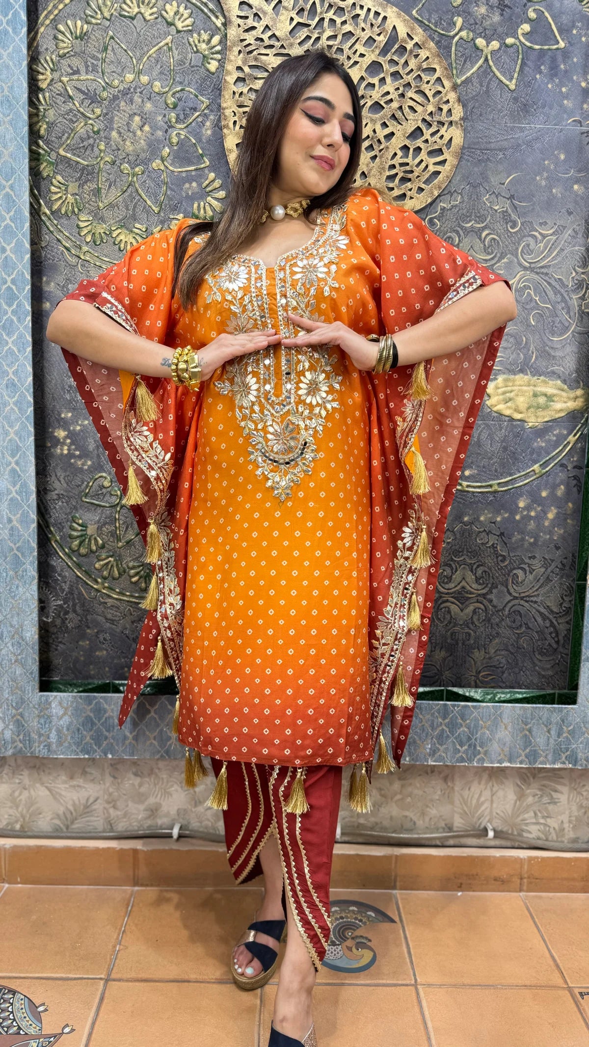 THE GENDA PHOOL KAFTAN